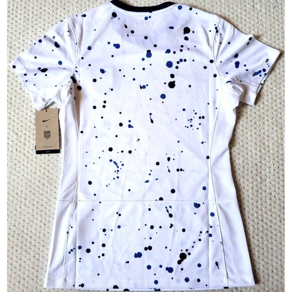 Nike USWNT DRI-FIT Soccer Home White Paint Splatter Jersey DR5578-101 Womens, XL - Picture 7 of 8